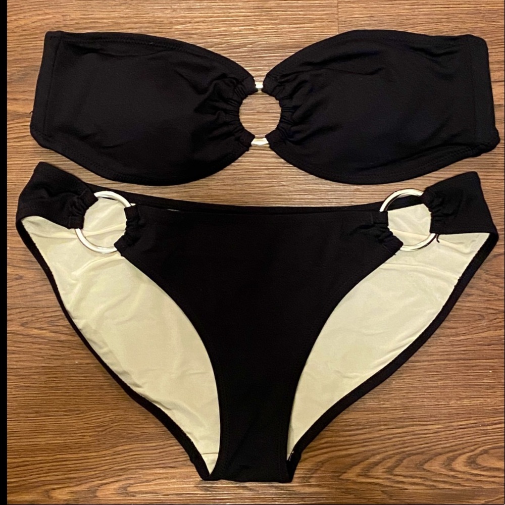 Banana Republic Swim black two piece size small